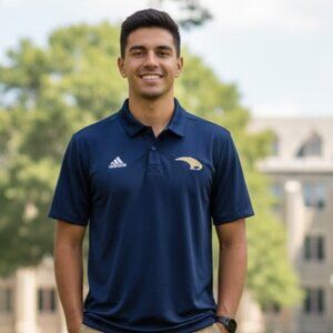 Adidas Southmoore SaberCats Polo Shirt Moore OK High School Size L